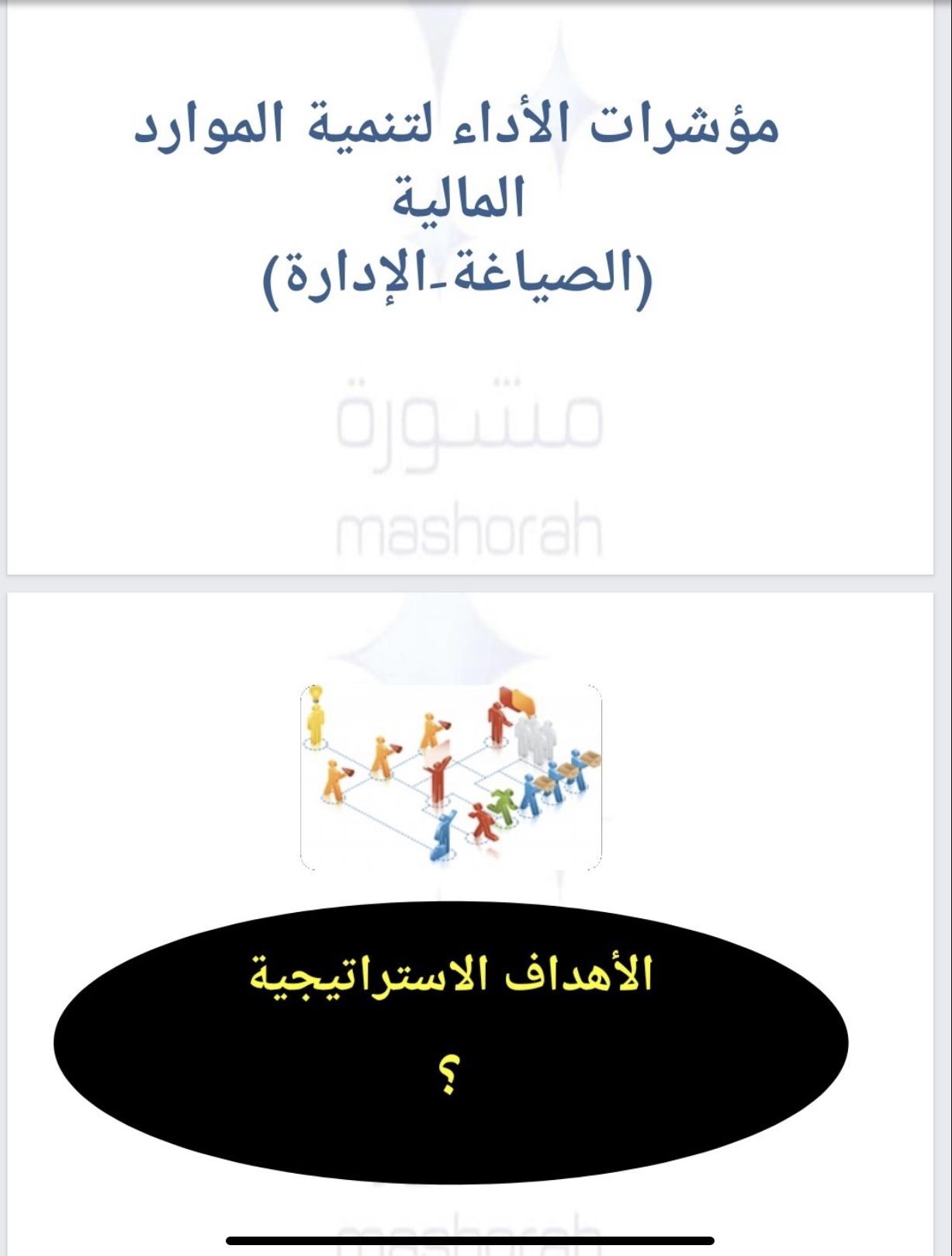 إجتماع بفريق تنمية الموارد المالية
